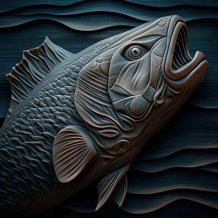 3D model Buffalo fish (STL)